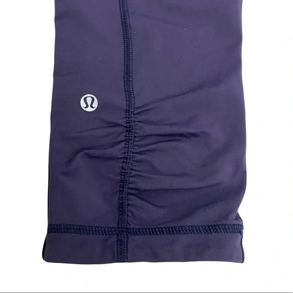 Lululemon Race With Grace Crop leggings in Cadet Blue/Purple Women’s Size 8 - Picture 4 of 6